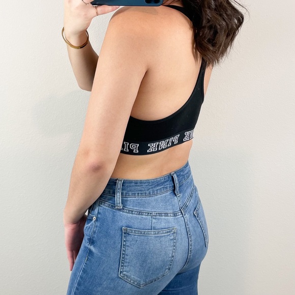 VS PINK black sports bra - Picture 2 of 2